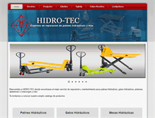 Tablet Screenshot of ht-hidrotec.com